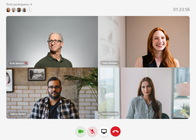 EMPL virtual platform video call